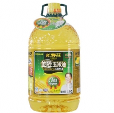 长寿花金胚玉米油 非转基因 食用油5L 绿色食品认证