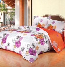 阿思家家纺 贡缎四件套 多花色床上用品4件套特价 1.5 1.8 米床