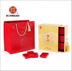 御牌 西湖龙井茶 明前特级茶叶礼盒 2015新茶 春茶 绿茶御封120g