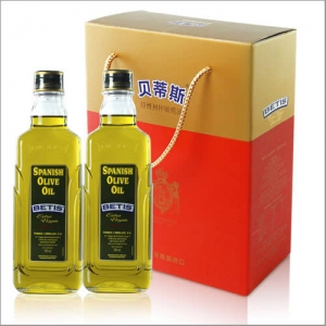 西班牙进口【贝蒂斯】特级初榨橄榄油500ml*2礼盒
