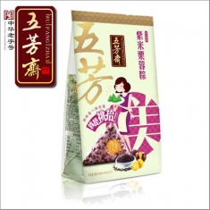 五芳斋【紫米栗蓉粽】100g*2个/袋  粽子团购